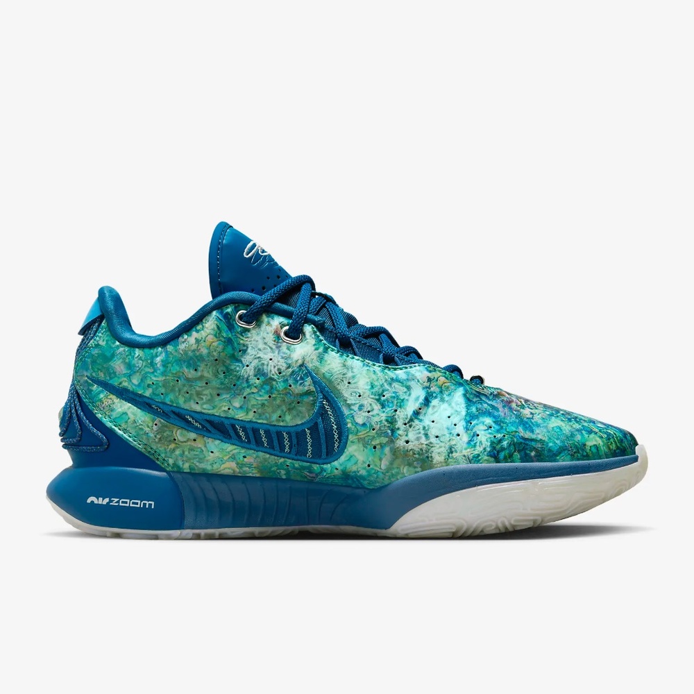 [NEW] Men's Nike Lebron XXI "Abalone" Basketball‎ Shoes Blue Size 10 FN0708-400
